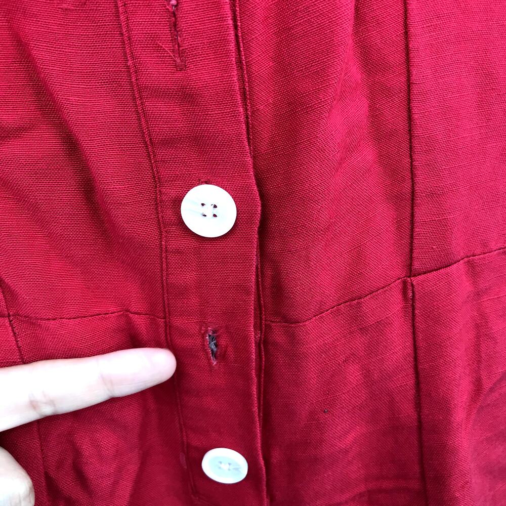 Rails Teresa Button Front Wide Leg Jumpsuit M Sle… - image 6